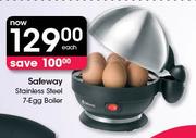Safeway Stainless Steel 7 Egg Boiler-Each