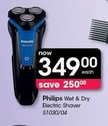 Philips Wet & Dry Electric Shaver S1030/04-Each