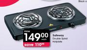 Safeway Double Spiral Hotplate-Each