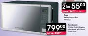 Kambrook 20Ltr Digital Display Microwave With Mirror Finish Door-Each