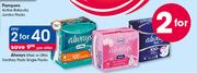 Always Maxi Or Ultra Sanitary Pads Single Packs-For 2 Per Offer