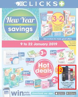Clicks : New Year Savings (9 Jan - 22 Jan 2019), page 1