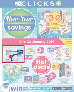 Clicks : New Year Savings (9 Jan - 22 Jan 2019), page 1