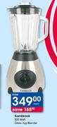 Kambrook 500 Watt Glass Jug Blender-Each