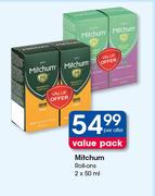 Mitchum Roll Ons-2x50ml Per Offer