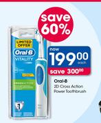 Oral-B 2D Cross Action Power Toothbrush-Each