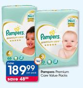 Pampers Premium Care Value Packs-Per Pack
