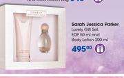0 Sarah Jessica Parker Lovely Gift Set Of EDP 50ml And Body Lotion 200ml