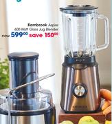 Kambrook Aspire 600 Watt Glass Jug Blender