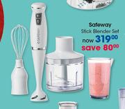 Safeway Stick Blender Set