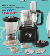 Philips 650 Watt Food Processor With Blender
