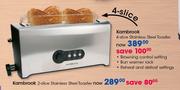 Kambrook 2 Slice Stainless Steel Toaster