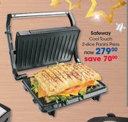 Safeway Cool Touch 2 Slice Panini Press