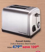 Russell Hobbs 2 Slice Stainless Steel Toaster