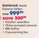 Kambrook Aspire Espresso Maker