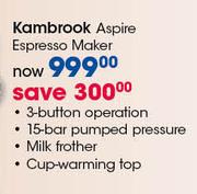 Kambrook Aspire Coffee Plunger - Clicks