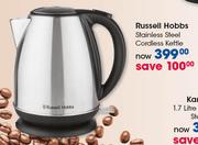 Russell Hobbs Stainless Steel Cordless Kettle