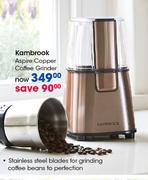 Kambrook Aspire Copper Coffee Grinder