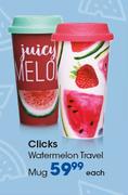 Clicks Watermelon Travel Mug-Each