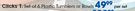 Clicks Set Of 6 Plastic Tumblers Or Bowls-Per Set