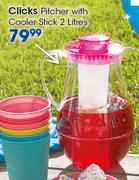 Clicks Pitcher With Cooler Sticks-2 Liters