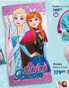 Frozen Beach Towel