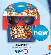 Paw Patrol Wallet & Sunnies Set 