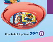 Paw Patrol Boy's Bowl