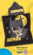 Baby Batman Hooded Towel