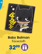 Baby Batman Facecloth