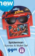 Spiderman Sunnies & Wallet Set