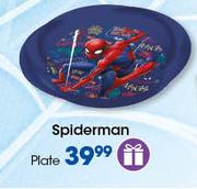 Spiderman Plate