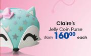 Claire's Jelly Coin Purse-Each