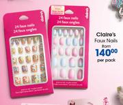 Claire's Faux Nails-Per Pack