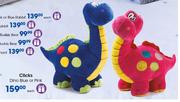 Clicks Dino Blue Or Pink-Each