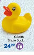 Clicks Single Duck