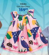 Clicks Girl's Bird Dress
