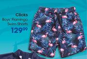 Clicks Boys Flamingo Swim Shorts