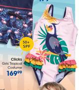Clicks Girls Tropical Costume