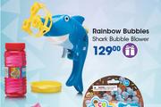 Clicks Rainbow Bubbles Shark Bubbles Blower