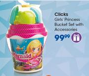 Clicks Princess Bucket Set With Accessories 