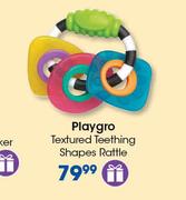Playgro Textured Teething Rattle