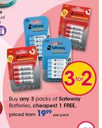 Safeway Batteries-Per Pack