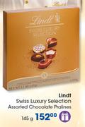 Lindt Swiss Luxury Selection Assorted Chocolate Pralines-145g