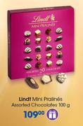 Lindt Mint Pralines Assorted Chocolates-100g