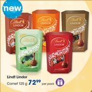 Lindt Lindor Cornet-125g Per Pack