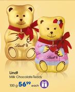 Lindt Milk Chocolate Teddy-100g Each