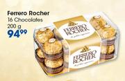 Ferrero Rocher 16 Chocolates-200g