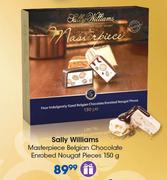 Sally Williams Masterpiece Belgian Chocolate Enrobed Nougat Pieces-150g