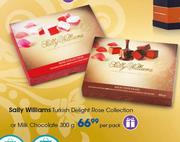 Sally Williams Turkish Delight Rose Collection Or Milk Chocolate 300g-Per Pack